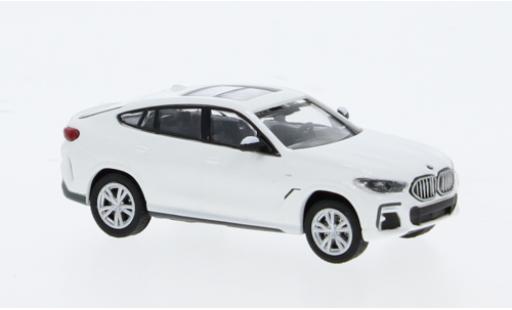 Diecast model cars Bmw X6 suv white 1/87 Minichamps