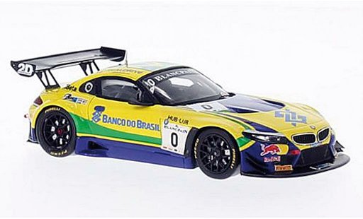 Bmw Z4 GT3 1/43 Spark E89 No.0 Team Brasil Blancpain 2014 /S.Jimenez diecast model cars