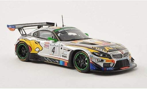 Bmw Z4 GT3 1/43 Spark E89 No.4 Marc VDS Racing Team 24h Spa 2013 /N.Catsburg diecast model cars