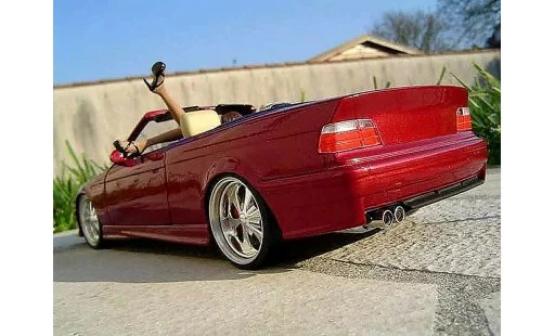 Bmw M3 Cabriolet 1/18 Ut Models E36 red jantes budnik diecast model cars