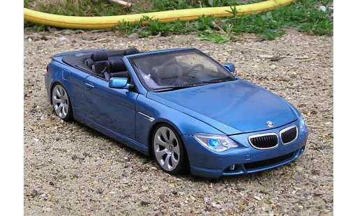 Bmw 645 Cabriolet 1/18 Welly E64 ci tuning diecast model cars
