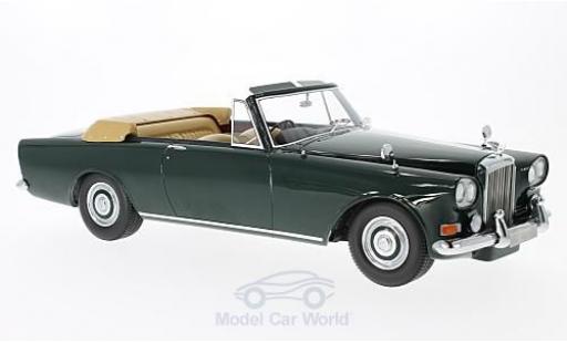 Diecast model cars Bentley S3 cabriolet SIII Park Ward DHC green RHD 1963 1/18 BoS Models