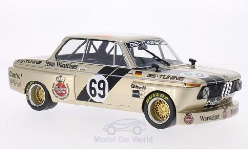 Diecast model cars Bmw 2002 course Gr.2 No.69 GS Tuning Warsteiner DRM 1975 J.Obermoser 1/18 BoS Models