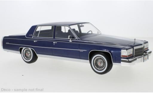 Diecast model cars Cadillac Fleetwood Brougham metallise blue 1982 1/18 BoS Models
