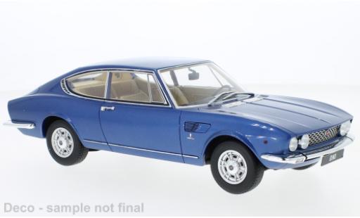 Diecast model cars Fiat Dino Coupe metallise blue 1967 1/18 BoS Models