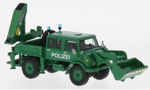 Diecast model cars Mercedes Unimog 406-425 U416 DoKa police 1977 1/87 BoS Models