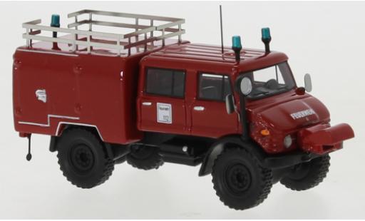 Diecast model cars Mercedes Unimog 406-425 U416 DoKa pompiers 1977 1/87 BoS Models