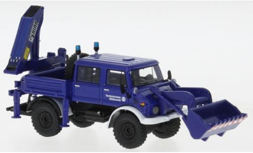 Diecast model cars Mercedes Unimog 406-425 U416 DoKa THW 1977 1/87 BoS Models