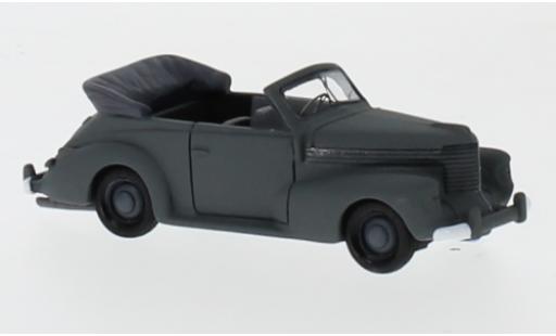 Diecast model cars Opel Capitaine Vorkrieg BoS-Models cabriolet grey mat Wehrmacht 1940 1/87 BoS Models