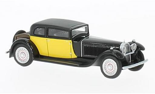 Diecast model cars Bugatti 41 weymann Type Royale by black/yellow RHD 1929 1/87 BoS Models