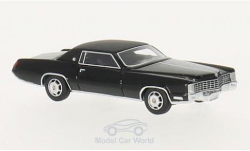 Diecast model cars Cadillac Eldorado Coupe black/matt-black 1968 1/87 BoS Models
