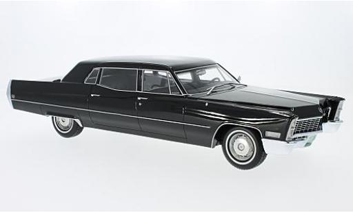 Diecast model cars Cadillac Fleetwood Series 75 black 1967 1/18 BoS Models