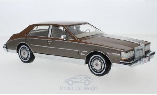 Diecast model cars Cadillac Seville Sedan copper/metallic brown 1980 1/18 BoS Models