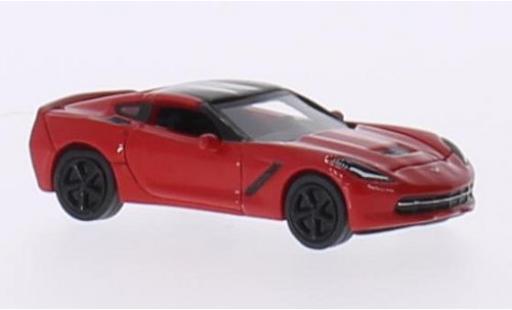 Diecast model cars Chevrolet Corvette Stingray (C7) red/black 2013 1/87 BoS Models
