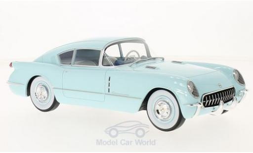 Diecast model cars Chevrolet Corvette concept Corvair blue 1954 1/18 BoS Models