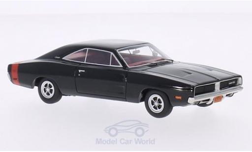 Diecast model cars Dodge Charger 1969 R/T black 1/43 BoS Models