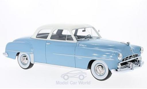 Diecast model cars Dodge Coronet Coupe Club blue/white 1952 1/18 BoS Models