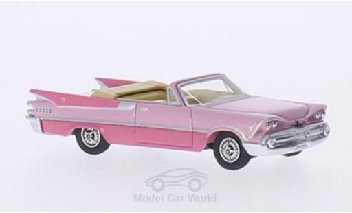 Diecast model cars Dodge Custom Royal Lancer Cabriolet Convertible pink/pink 1959 1/87 BoS Models