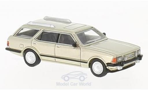 Diecast model cars Ford Granada Turnier MK II metallic beige 1982 1/87 BoS Models