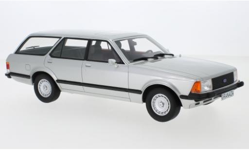 Diecast model cars Ford Granada Turnier Mk II grey 1978 1/18 BoS Models