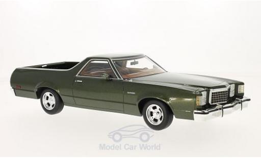 Diecast model cars Ford Ranchero Berline metallic green 1979 1/18 BoS Models