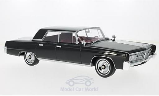 Diecast model cars Imperial Crown Base 4-Door black 1965 without Vitrine 1/18 BoS Models