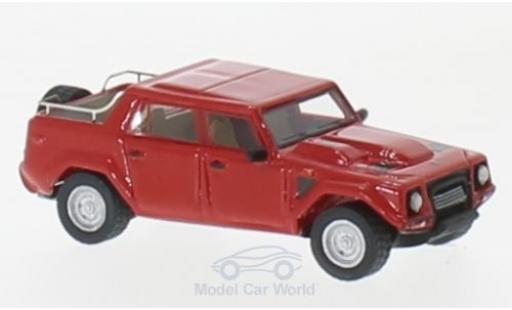 Diecast model cars Lamborghini LM LM002 002 red 1986 1/87 BoS Models