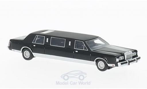 Diecast model cars Lincoln Town Car Limousine Stretchlimousine black 1985 1/87 BoS Models