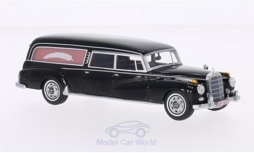 Diecast model cars Mercedes 300 Base d (W189) Pollmann black 1960 Bestattungsfahrzeug 1/43 BoS Models