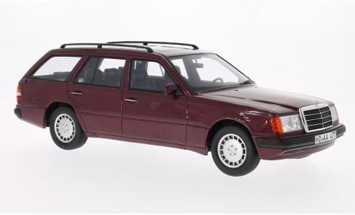 Diecast model cars Mercedes 300 Coupe TE (S124) metallic red 1990 1/18 BoS Models