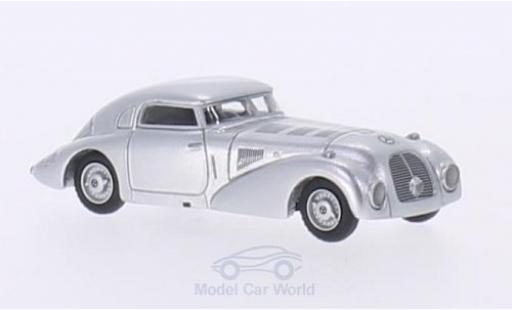Diecast model cars Mercedes 540 K Base K Stromlinienwagen grey 1938 1/87 BoS Models