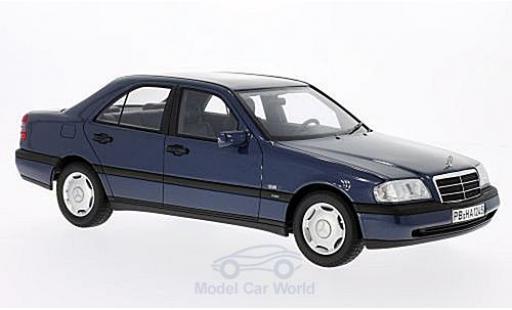 Diecast model cars Mercedes Classe C Base C220 (W202) metallic blue 1995 1/18 BoS Models