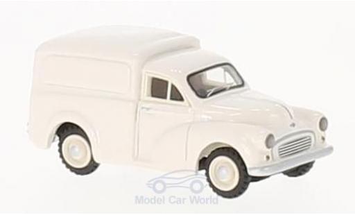 Diecast model cars Morris Minor Van white 1960 1/87 BoS Models
