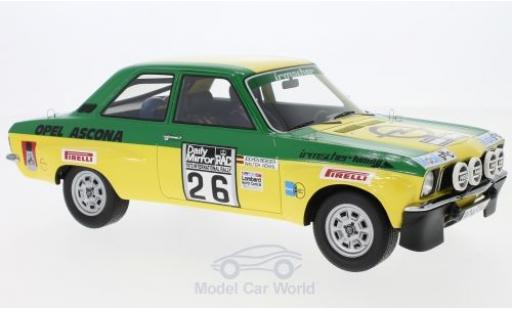 Diecast model cars Opel Ascona A Rally A No.26 Irmscher Tuning WM RAC 1973 W.R&Atilde;&para;hrl/J.Berger 1/18 BoS Models