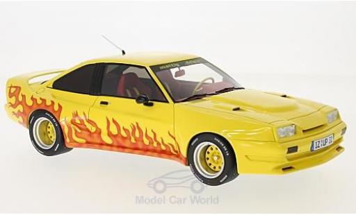 Diecast model cars Opel Manta B B Mattig yellow/Dekor 1991 1/87 BoS Models