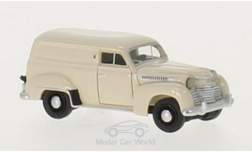 Diecast model cars Opel Olympia Base Van beige 1951 1/87 BoS Models