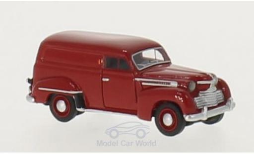 Diecast model cars Opel Olympia Base Van red 1951 1/87 BoS Models
