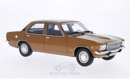 Diecast model cars Opel Rekord D 2100D gold 1973 1/18 BoS Models