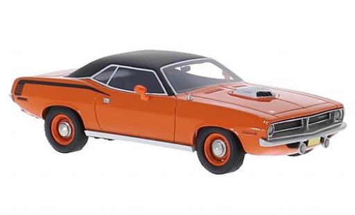 Diecast model cars Plymouth Cuda 1970 426 HEMI orange/matt-black 1/43 BoS Models