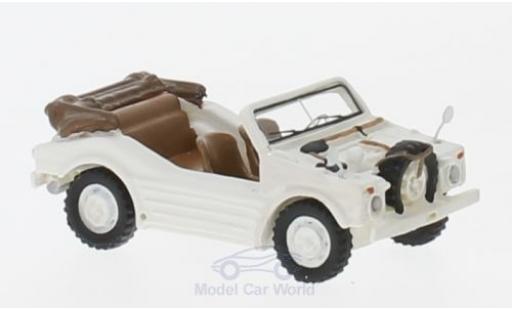 Diecast model cars Porsche 597 Base Jagdwagen white 1953 1/87 BoS Models