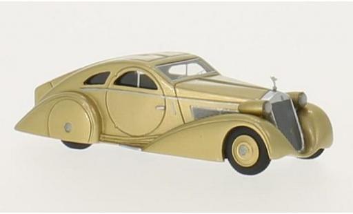 Diecast model cars Rolls Royce Phantom Jonckheere Coupe I gold RHD 1925 1/87 BoS Models