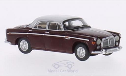 Diecast model cars Rover P5B Coupe red/grey RHD 1967 1/87 BoS Models