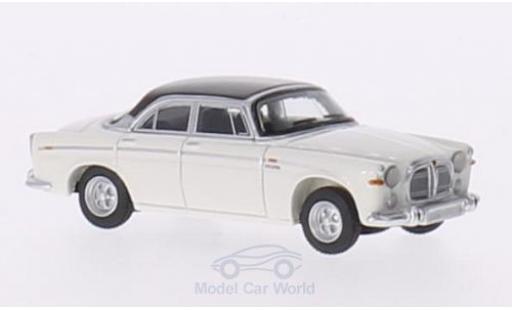 Diecast model cars Rover P5B Coupe white/brown RHD 1967 1/87 BoS Models