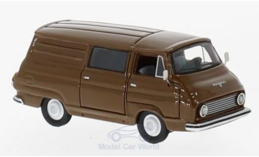 Diecast model cars Skoda 1203 Kastenwagen Van brown 1968 1/87 BoS Models