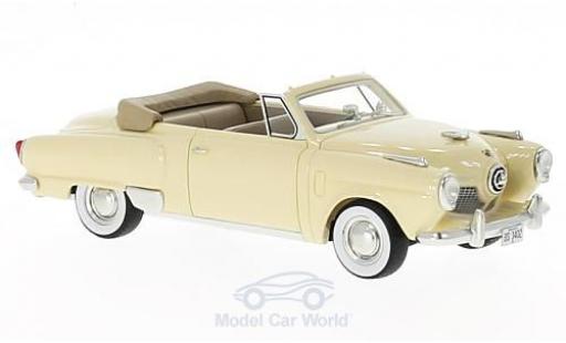 Diecast model cars Studebaker Champion Convertible beige 1951 1/43 BoS Models