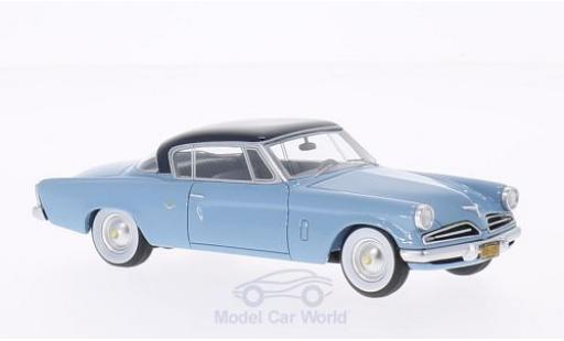 Diecast model cars Studebaker Commander Starliner blue/blue 1953 1/43 BoS Models