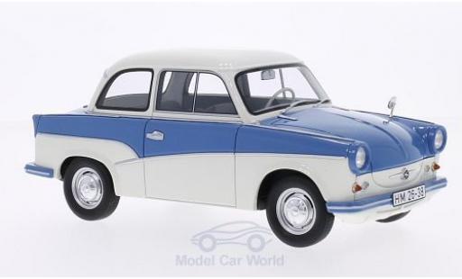Diecast model cars Trabant P50 Base blue/white 1958 1/18 BoS Models