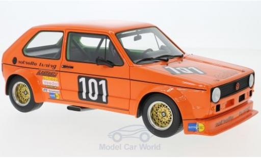 Diecast model cars Volkswagen Golf Base I Gr.2 orange No.101 Note 1975 1/18 BoS Models