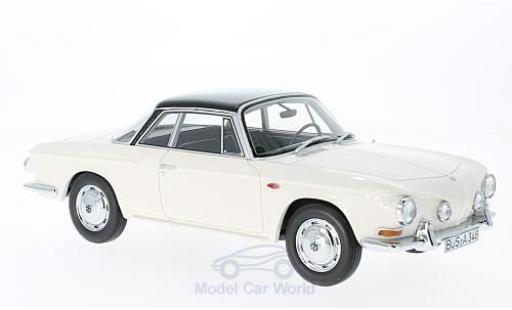 Diecast model cars Volkswagen Karmann Ghia Typ 34 Ghia type white/black 1961 1/18 BoS Models