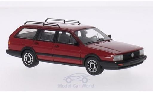 Diecast model cars Volkswagen Passat B2 Variant GT Syncro red 1985 1/43 BoS Models